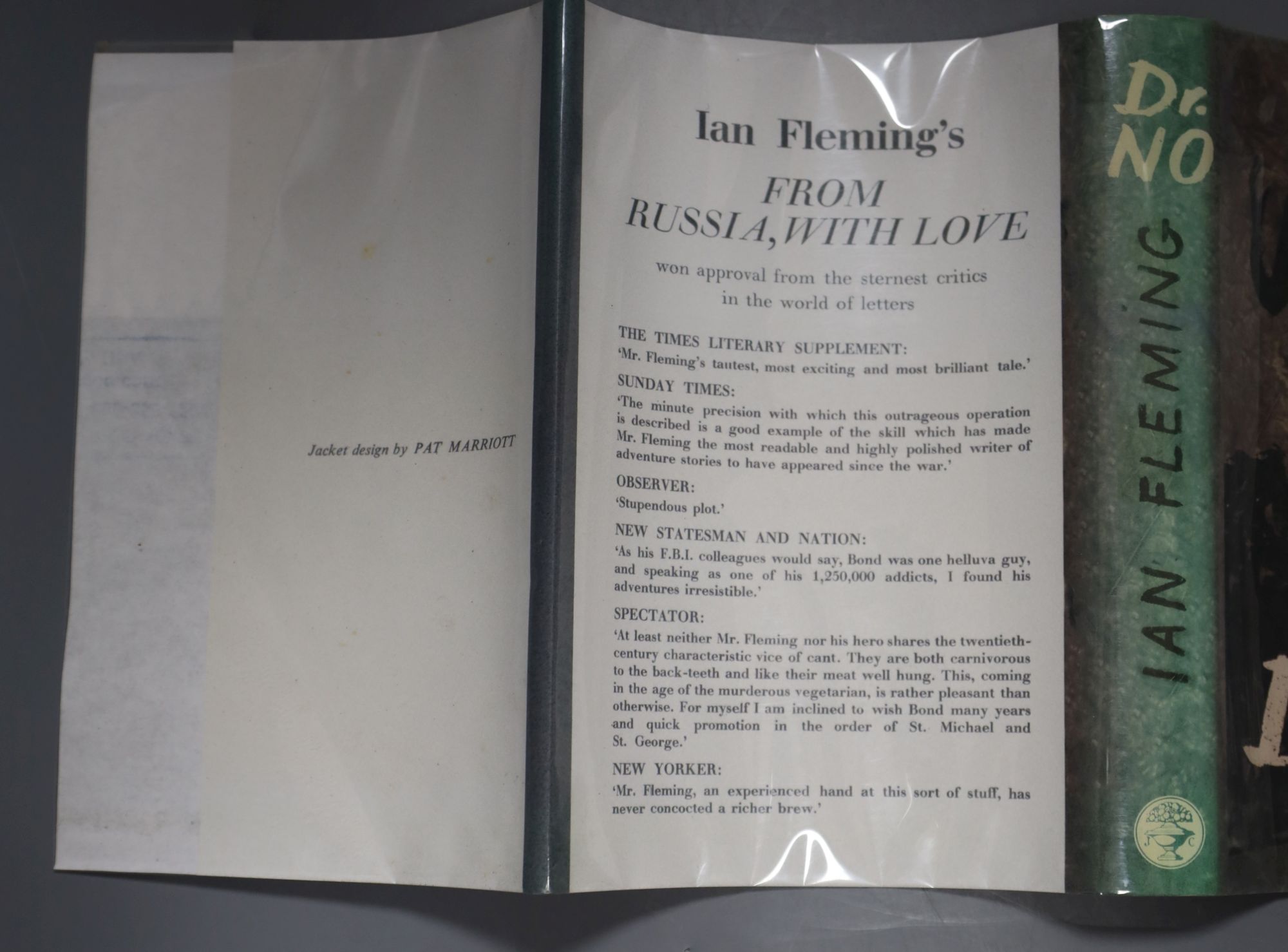 Fleming, Ian - Dr No., 1st edition (1st impression, 2nd state), d/wrapper (repro), 1958
